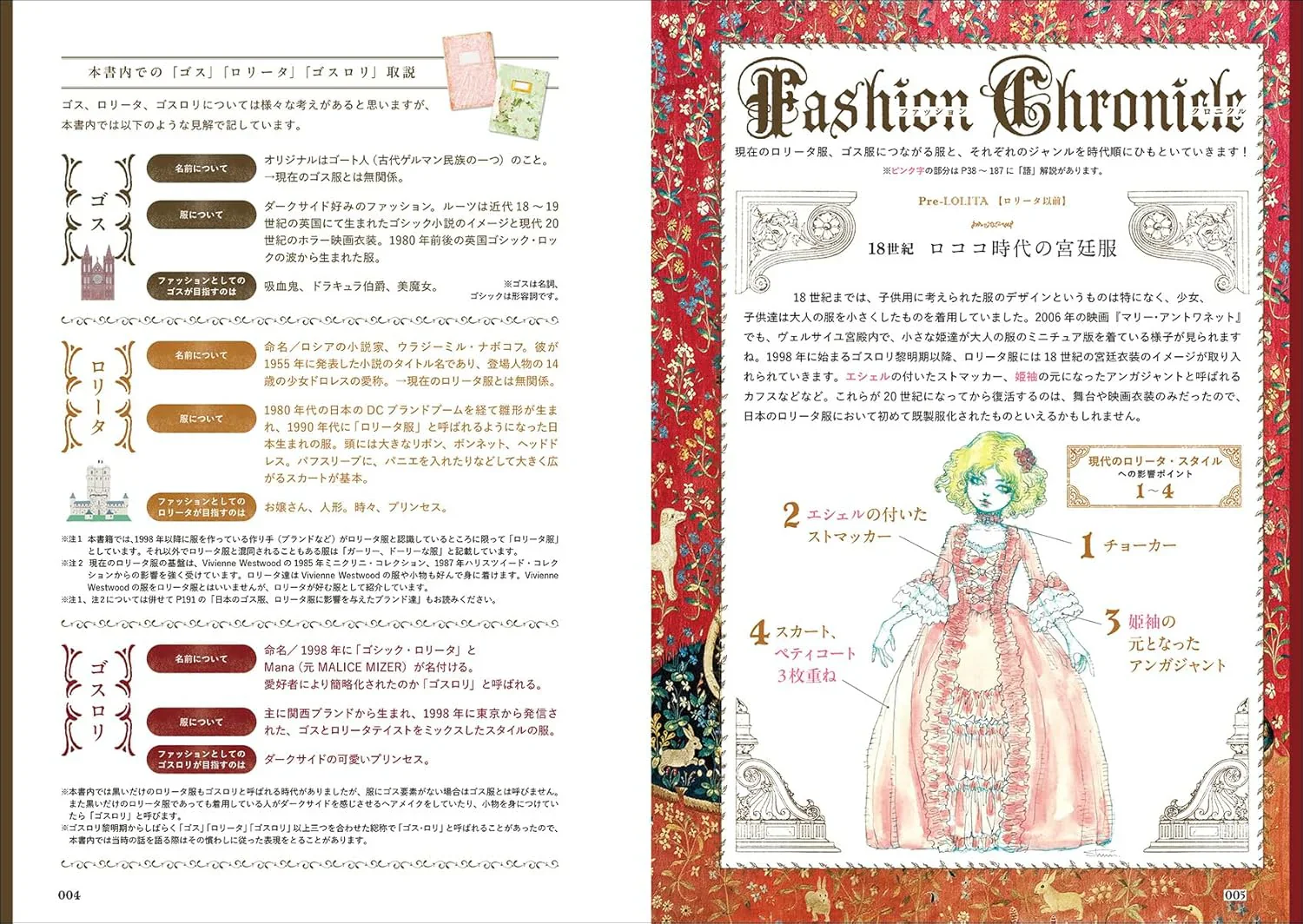 Gothic & Lolita Dictionary a Sweet and Decadent Way to Read Words Related to Gothic Lolita with Illustrations and Trivia - Image 3
