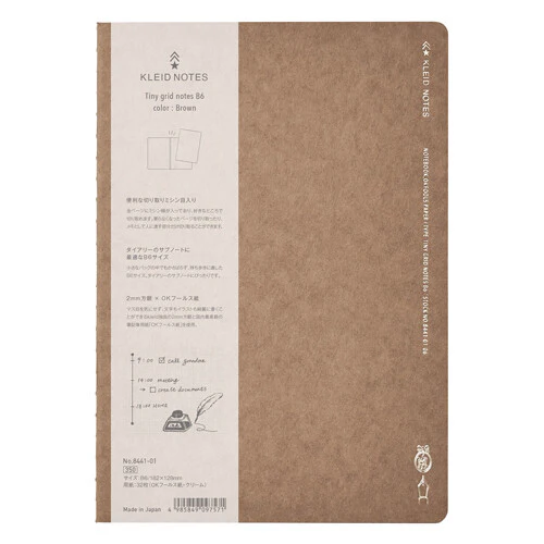 Kleid Notebook Tiny Grid Notebook B6 - Image 3