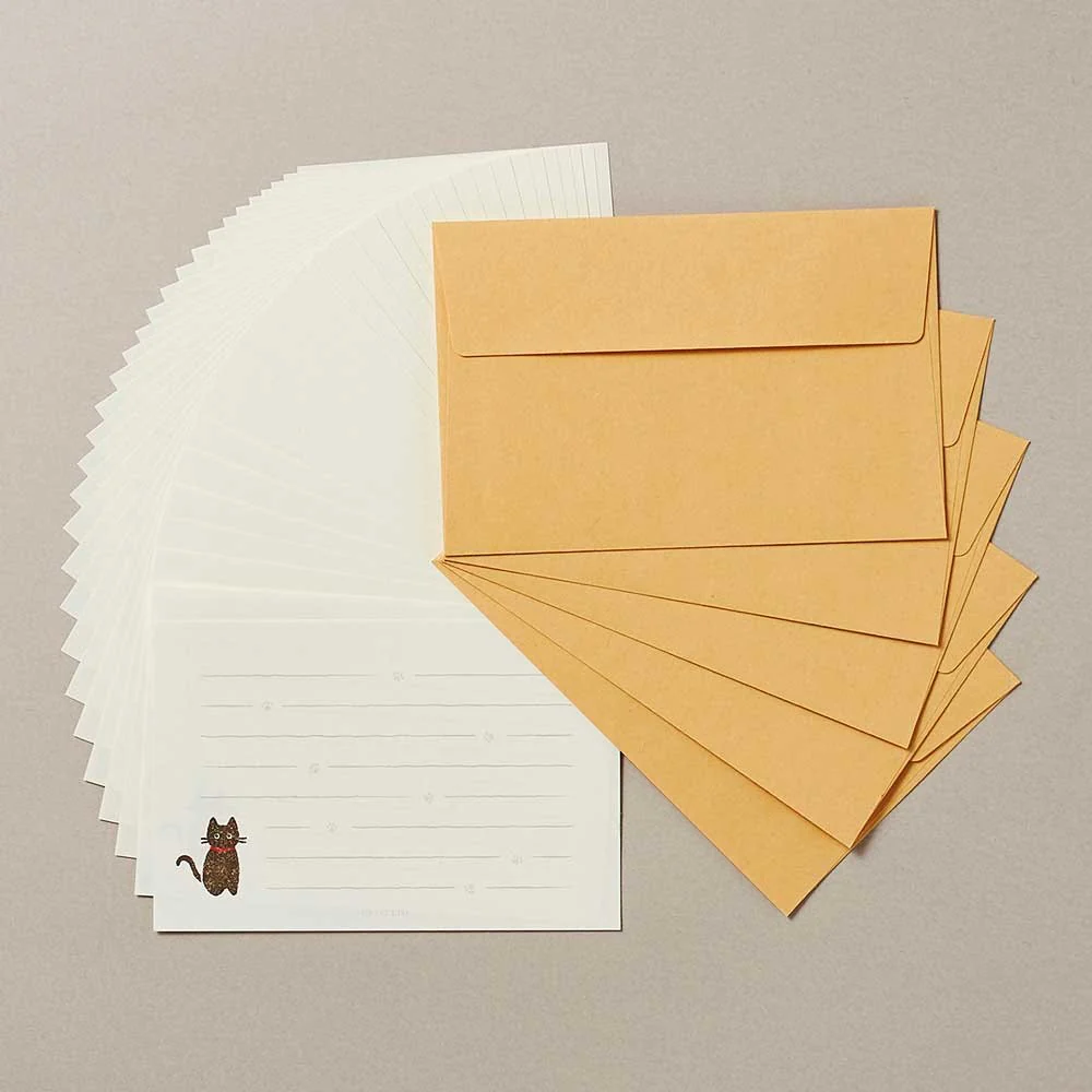 Letter Set Envelope - Black Cat - Image 4